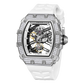 High Quality OBLVLO XM XSK Series White Crystal Diamond Skeleton Watches