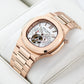 Luxury Men's 44mm Square Crystal Bezel Multifunction 24-Hour Tourbillon Style Watch | REEF TIGER RGA20S7 Business Wrist Watches