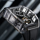 Bonest Gatti BG9960-A1 Best Mens Luxury Unique Automatic Skeleton Transparent Watch