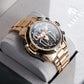 Luxury Men's Sport Automatic Rose Gold Watch from Reef Tiger Aurora Spider
