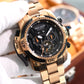Luxury Rose Gold Reef Tiger Aurora Transformers Military Sports Automatic Watches