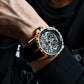 Luxury Skeleton Double Tourbillon Automatic watches For Mens Oblvlo RM-E-RBRO