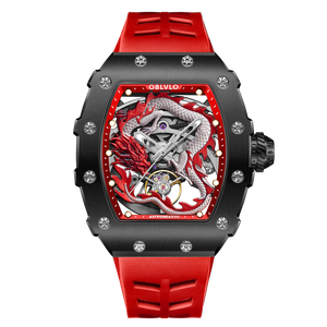 Affordable Unique Chinese Dragon Automatic Watches for sale - OBLVLO XM DRAGON Series