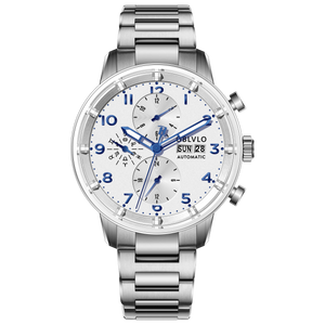 Best Affordable Luxury Pilot Chronograph Style Watch For Men - Oblvlo Design IM-MU YWB