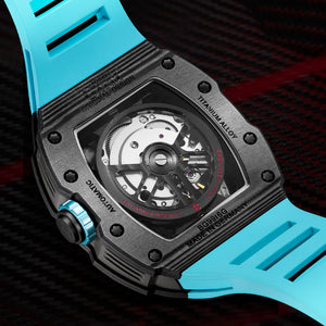 Mens Automatic Skeleton Watches - Best Luxury Bonest Gatti BG9916-A1 Carbon Fiber Watch for Sale