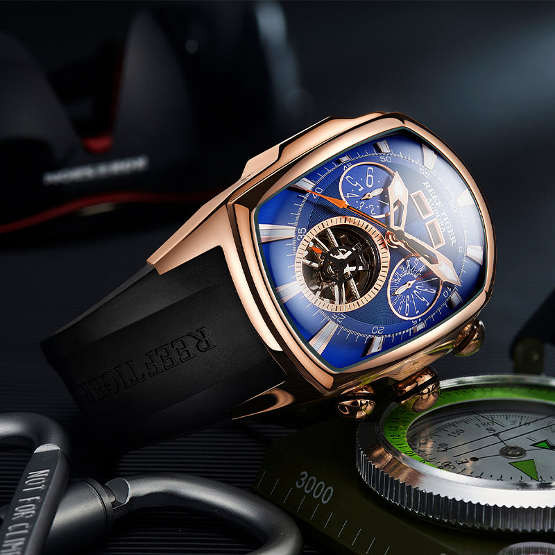 Affordable Luxury Reef Tiger Aurora Tank II Sports Automatic Men's Ros