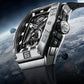 Best Bonest Gatti BG5701-A2 Mens Luxury Unique Automatic Skeleton Watch