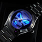 Luxury Reef Tiger Aurora Skull Black PVD Automatic Mens Watch