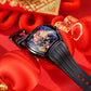 Luxury Cool Red China Dragon Skeleton Unique Mechanical Watches From Reef Tiger Aurora Series