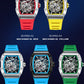 Luxury Mens Sports Automatic Skeleton Watches for Sale - Bonest Gatti BG9903-A3