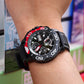 Black Men's Automatic Mechanical Dive Watch Feature Exceptional Waterproof and Luminous - Reef Tiger RGA3053