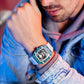 Bonest Gatti BG9908-A1 Mens Carbon Fiber Watches - Luxury Automatic Skeleton Watch for Sale