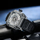 Best Luxury Skeleton Automatic Sport Military Watches For Men - Oblvlo AK-S YWBB