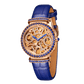 OBLVLO BW-PLL Rose Gold Case &  Blue Diamond watches for ladies