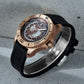 Affordable Luxury Rose Gold Automatic Military Dive Watches For Men - Oblvlo BM-PWB