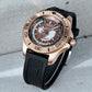Affordable Luxury Rose Gold Automatic Military Dive Watches For Men - Oblvlo BM-PWB