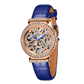 Oblvlo BW-RRLL Rose Gold Blue Diamond watches for ladies