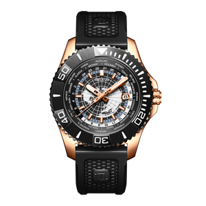 Affordable Luxury Rose Gold Automatic Military Dive Watches - Oblvlo BM-TBB