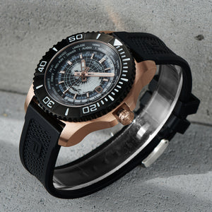 Affordable Luxury Rose Gold Automatic Military Dive Watches - Oblvlo BM-TBB