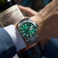 Affordable Luxury Classic Green Ceramic Beze Automatic Dive Watches - Oblvlo Design DM-SIM YKY