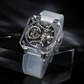 Affordable OBLVLO Men's Black Skeleton Tourbillon Watch - BR-TB-IBWR