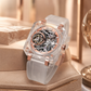 OBLVLO Affordable Luxury Rose Gold Skeleton Tourbillon Wrist Watch For Men - BR-TB-IPWR