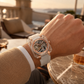 OBLVLO Affordable Luxury Rose Gold Skeleton Tourbillon Wrist Watch For Men - BR-TB-IPWR