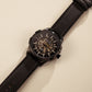 OBLVLO CAM AR-SK Men's Classic All Black 3-Hand Automatic Skeleton Dial 42mm Watch