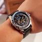 OBLVLO CAM AR-SK Men's Automatic Watch with Mechanical Movement and Skeleton Dial