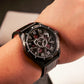 Affordable Luxury Mens Unique Black PVD Automatic Watches  - Oblvlo Design CAM-HUB BBB
