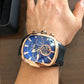Affordable Luxury Reef Tiger Aurora Tank II Sports Automatic Men's Rose Gold Watch
