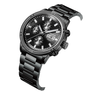 Affordable Oblvlo Men Luxury Dress Watches Plated With Black PVD