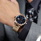 Luxury Oblvlo CM2 Rose Gold Chronograph Automatic Pilot Watches For Sale