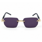 OBLVLO OBL-801-G: Unisex Luxus Retro Lila Spiegel 400 UV-Schutz Business Sonnenbrille für Herren & Damen