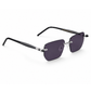 OBLVLO OBL-801-S: Luxuriöse Retro-Sonnenbrille mit rechteckigen, violetten Gläsern für Damen und Herren, 400 UV-Schutz