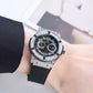 OBLVLO HM-GT Miyato Automatic Movement Watch - Rubber Strap & Date Luminous Fashion Watch