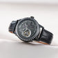 OBLVLO VMQ Series - Affordable Luxury All Black/Diamond Zirconia Case Mens Automatic Tourbillon Style Dial Dress Watches