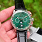 OBLVLO IM MUT-MP Best Mens Luxury Green Dial & Moon Phase Automatic Dress Watch