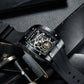 Best Luxury Skeleton Flying Tourbillon Watch - Black PVD Oblvlo EM-RT BBBB