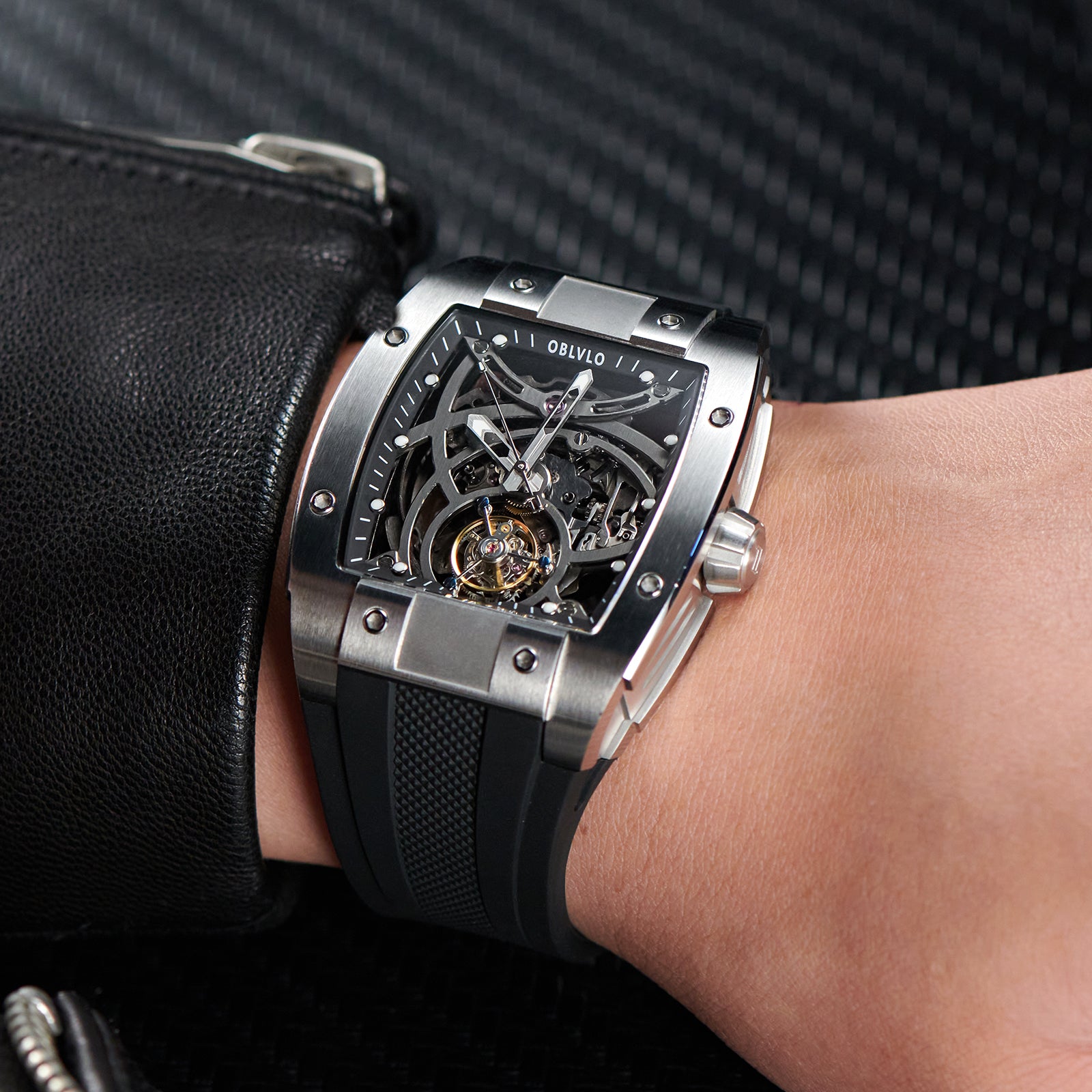 Best Luxury Skeleton Flying Tourbillon Movement Watches for men - Oblv