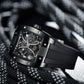 Best Luxury Oblvlo EM-S Black PVD Automatic Skeleton Watches Under $500