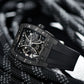 Affordable Luxury Oblvlo Carbon Fiber Tonneau Automatic Skeleton Watches For Men