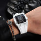 Affordable Luxury Oblvlo White Luminescent Carbon Fiber Skeleton Watches For Men