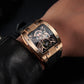 Affordable Luxury Rose Gold Skeleton Automatic Watches - Oblvlo EM-ST RRRB
