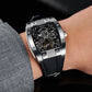 Mens Cool Luxury Skeleton Mechanical Automatic Sport Watches - Oblvlo EM-ST SBSB