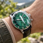 Luxury Vintage Green Dial - Oblvlo Design IM-MU YGB Chronograph Style Pilot Watch For Men