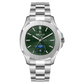 OBLVLO FM-SL-DD-D Affordable Luxury 39mm Green Dial Automatic Moon Phase Watch for Men