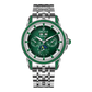 Luxury Green Zirconia Automatic Multifunctional Mechanical Moon Phase Style Watch - OBLVLO GCM-MUT
