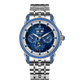 Best Affordable Luxury Blue Zirconia Bezel & Dial Men Moon Phase Style Dress Watch - OBLVLO GCM-MUT