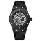 OBLVLO HM-GT - Men's Classic All Black Case & Dial with Date Miyato Automatic Movement Waterproof Watch